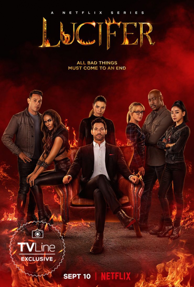 Ange Lucifer Saison 6 Lucifer saison 6 s'offre un poster tout feu tout flammes | COMICSBLOG.fr